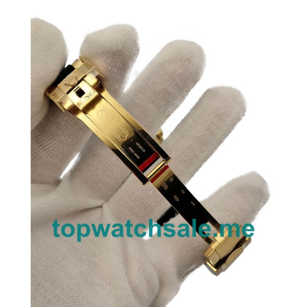 Replica Rolex Cosmograph Daytona 116518LN JH UK - 40MM Gold Male Rolex Cosmograph Daytona Replica Watches - Blingwatches.co.uk