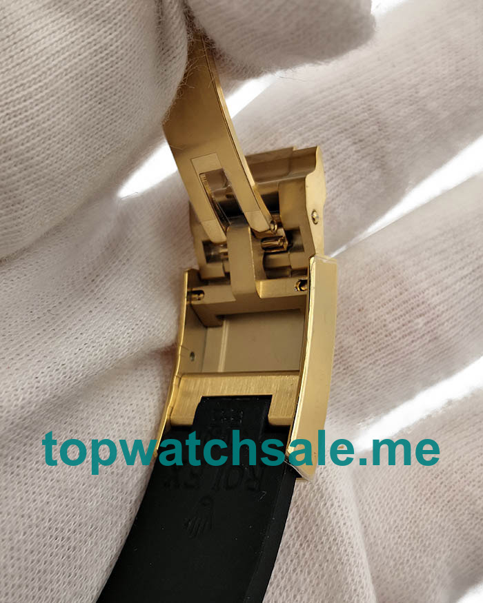 Replica Rolex Cosmograph Daytona 116518LN JH UK - 40MM Gold Male Rolex Cosmograph Daytona Replica Watches - Blingwatches.co.uk