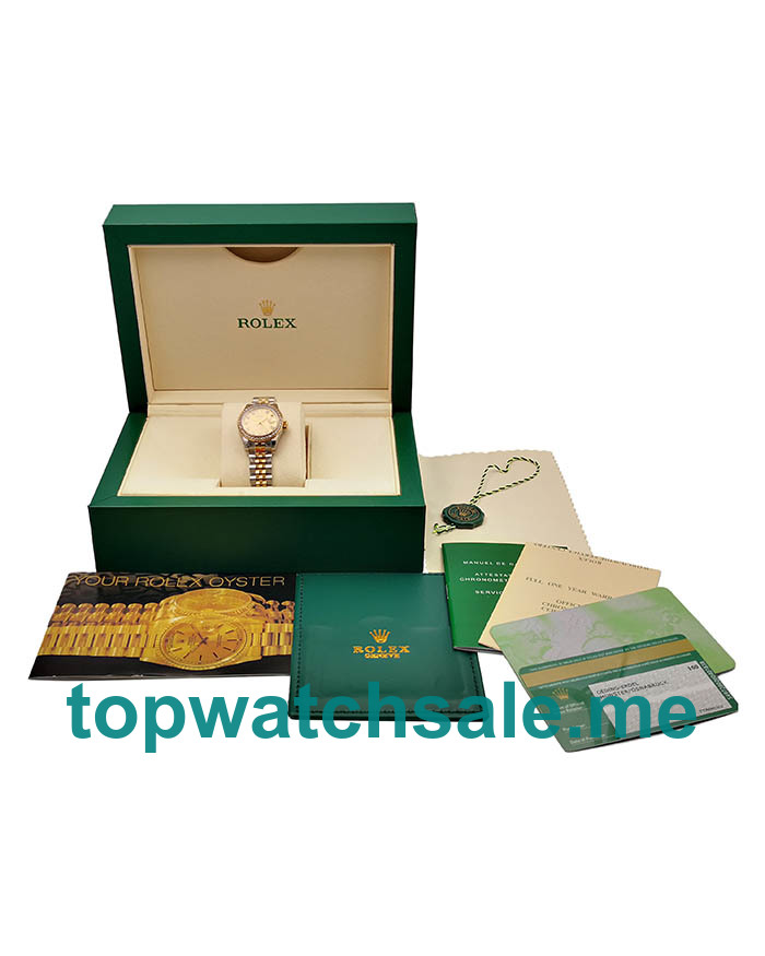 Replica Rolex Lady-Datejust 179383 UK - 26.5MM Steel & Gold Female Rolex Lady-Datejust Replica Watches - Blingwatches.co.uk