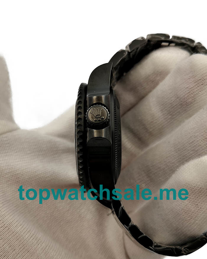 Replica Rolex Sea-Dweller Deepsea 116660 Jacques Piccard V5 UK - 44MM PVD Steel Male Rolex Sea-Dweller Deepsea Replica Watches - Blingwatches.co.uk