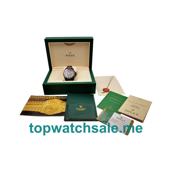 Replica Rolex Sea-Dweller Deepsea 116660 Jacques Piccard V5 UK - 44MM PVD Steel Male Rolex Sea-Dweller Deepsea Replica Watches - Blingwatches.co.uk