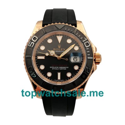 Replica Rolex Yacht-Master 116655 AR UK - 40MM Rose Gold Male Rolex Yacht-Master Replica Watches - Blingwatches.co.uk