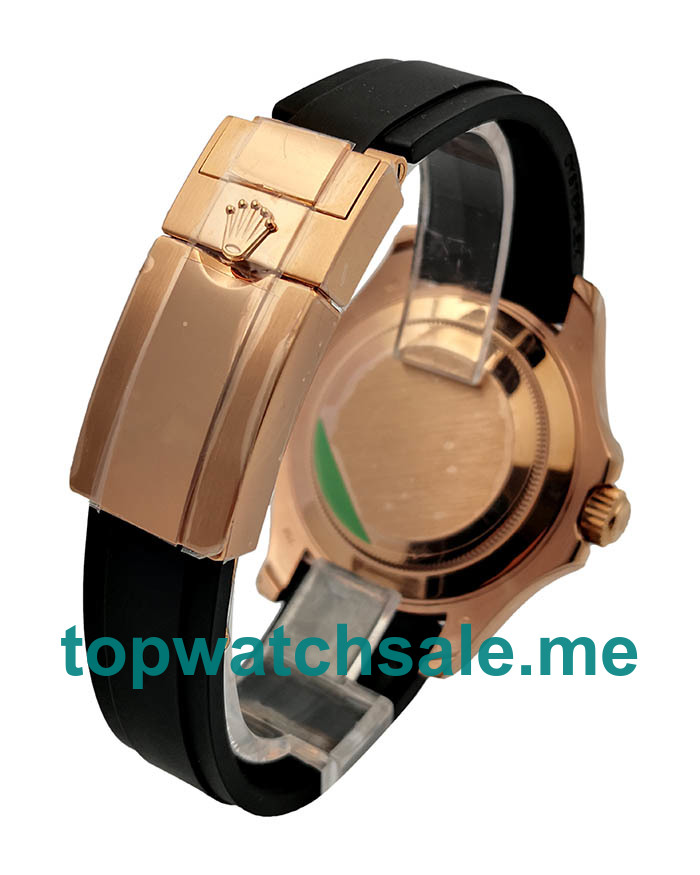Replica Rolex Yacht-Master 116655 AR UK - 40MM Rose Gold Male Rolex Yacht-Master Replica Watches - Blingwatches.co.uk