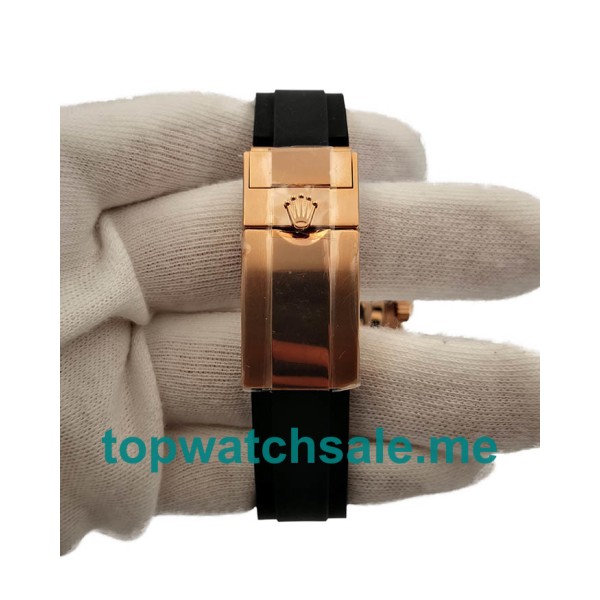 Replica Rolex Yacht-Master 116655 AR UK - 40MM Rose Gold Male Rolex Yacht-Master Replica Watches - Blingwatches.co.uk