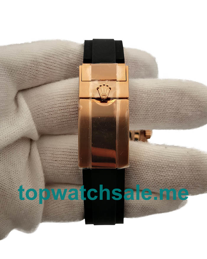 Replica Rolex Yacht-Master 116655 AR UK - 40MM Rose Gold Male Rolex Yacht-Master Replica Watches - Blingwatches.co.uk