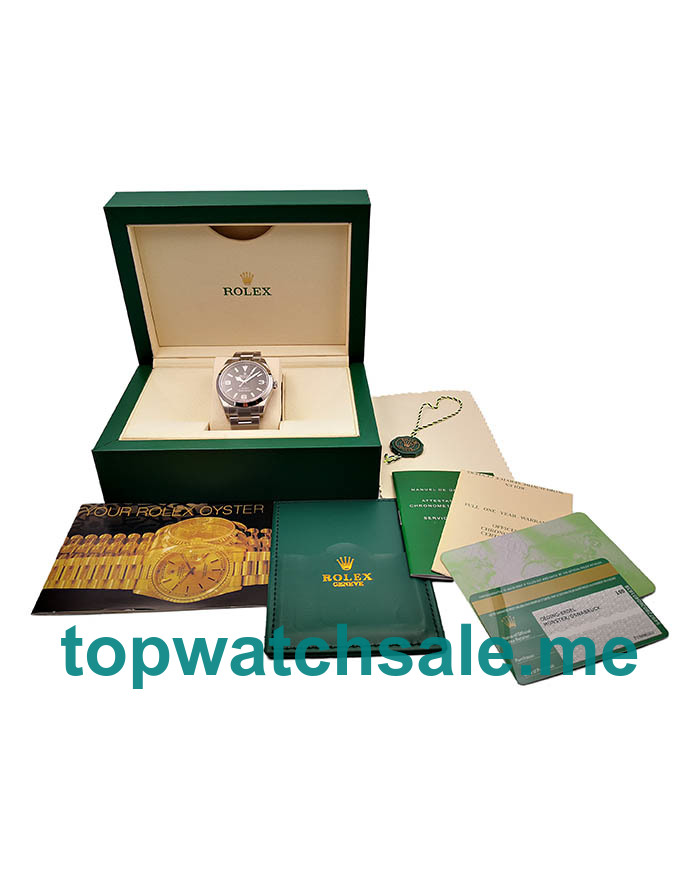 Replica Rolex Explorer 214270 UK - 40MM Steel Male Rolex Explorer Replica Watches - Blingwatches.co.uk