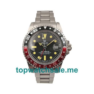 Replica Rolex GMT-Master 16710 UK - 40MM Steel Male Rolex GMT-Master Replica Watches - Blingwatches.co.uk