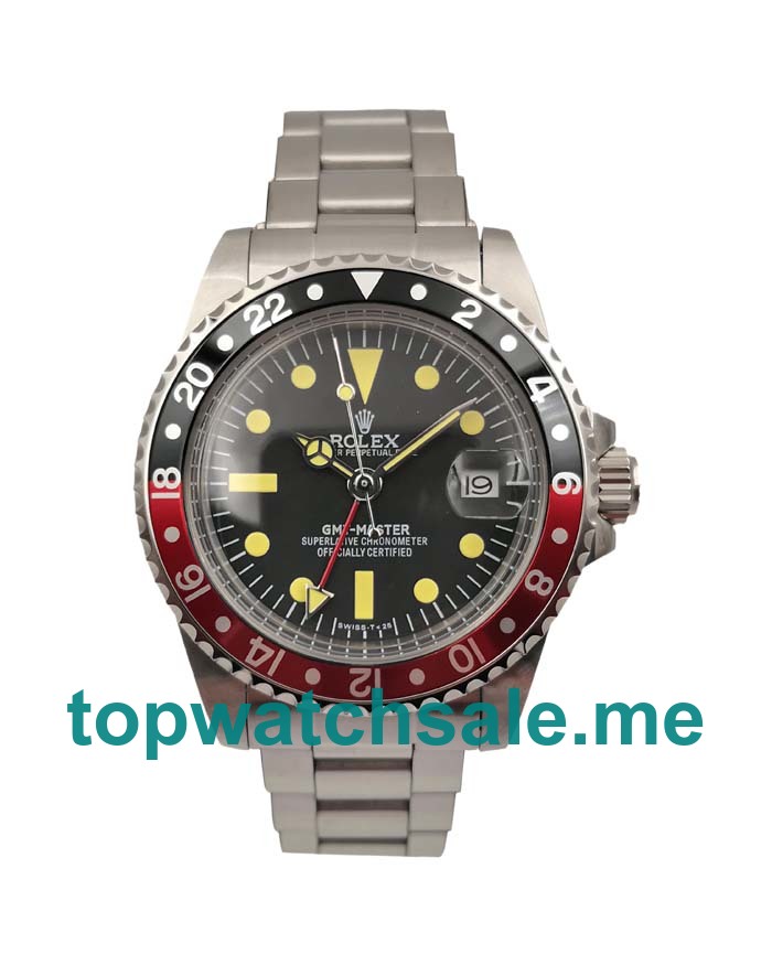 Replica Rolex GMT-Master 16710 UK - 40MM Steel Male Rolex GMT-Master Replica Watches - Blingwatches.co.uk