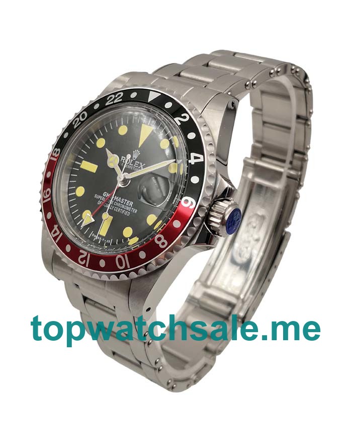 Replica Rolex GMT-Master 16710 UK - 40MM Steel Male Rolex GMT-Master Replica Watches - Blingwatches.co.uk