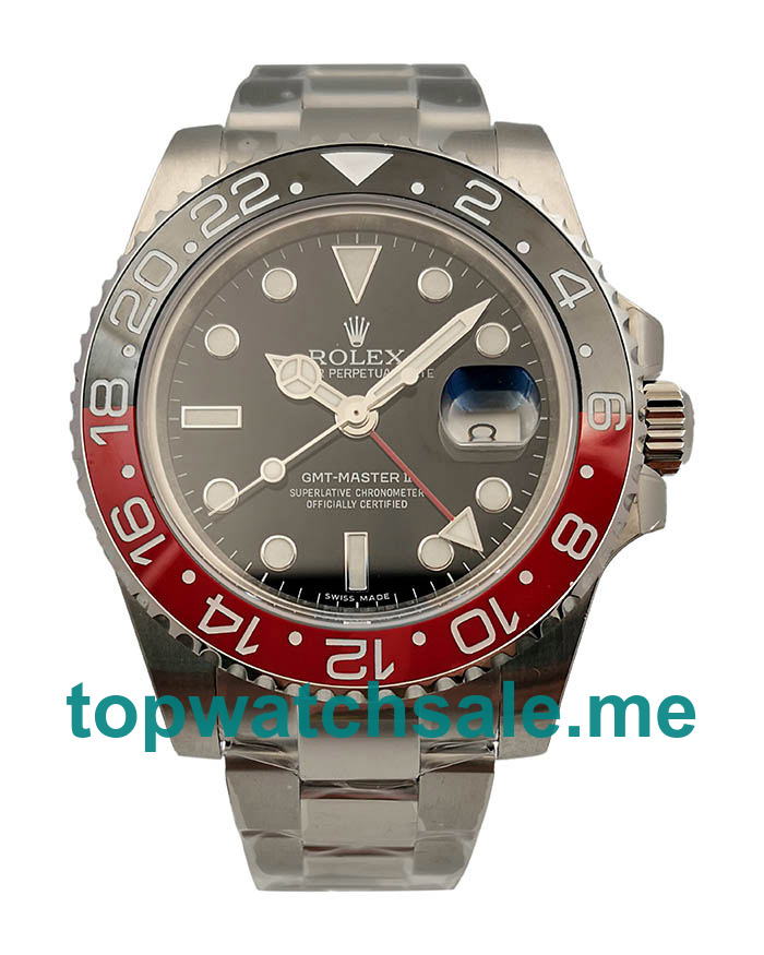 Replica Rolex GMT-Master II 116710BLNR UR UK - 40MM Steel Male Rolex GMT-Master II Replica Watches - Blingwatches.co.uk