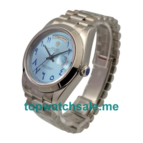 Replica Rolex Day-Date 228206 UK - 40MM Steel Male Rolex Day-Date Replica Watches - Blingwatches.co.uk