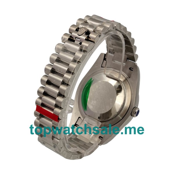 Replica Rolex Day-Date 228206 UK - 40MM Steel Male Rolex Day-Date Replica Watches - Blingwatches.co.uk