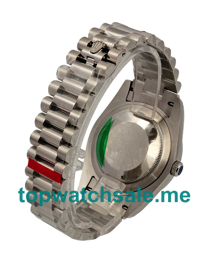 Replica Rolex Day-Date 228206 UK - 40MM Steel Male Rolex Day-Date Replica Watches - Blingwatches.co.uk