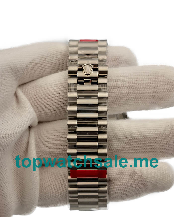 Replica Rolex Day-Date 228206 UK - 40MM Steel Male Rolex Day-Date Replica Watches - Blingwatches.co.uk