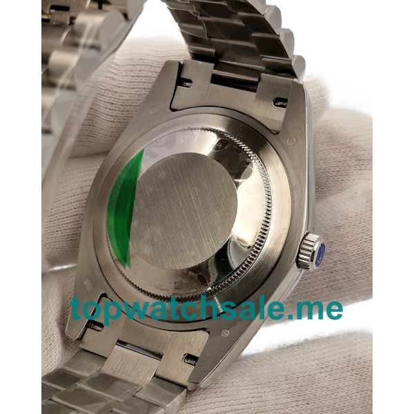 Replica Rolex Day-Date 228206 UK - 40MM Steel Male Rolex Day-Date Replica Watches - Blingwatches.co.uk