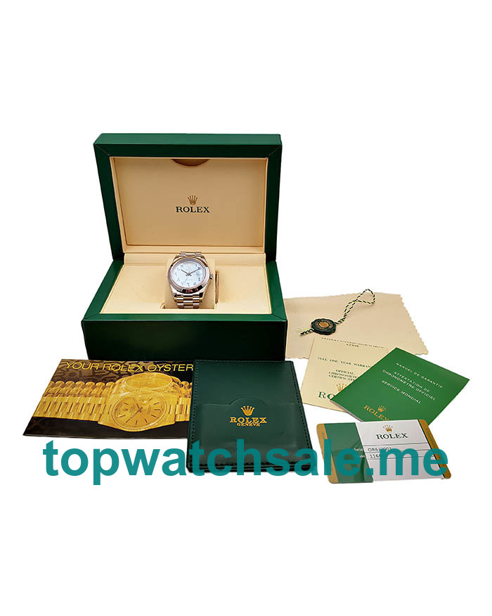 Replica Rolex Day-Date 228206 UK - 40MM Steel Male Rolex Day-Date Replica Watches - Blingwatches.co.uk