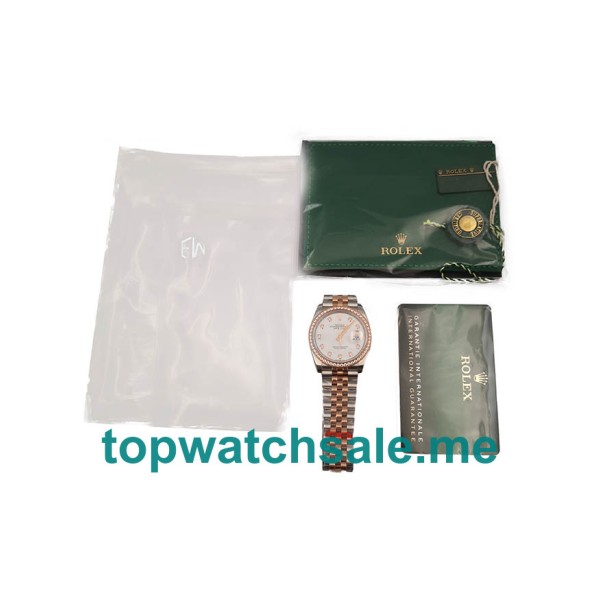 Replica Rolex Datejust 116233 UK - 36MM Steel & Rose Gold Male Rolex Datejust Replica Watches - Blingwatches.co.uk