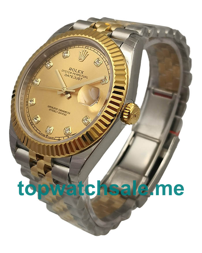 Replica Rolex Datejust II 116333 EW UK - 41MM Steel & Gold Male Rolex Datejust II Replica Watches - Blingwatches.co.uk