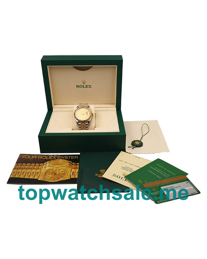Replica Rolex Datejust II 116333 EW UK - 41MM Steel & Gold Male Rolex Datejust II Replica Watches - Blingwatches.co.uk