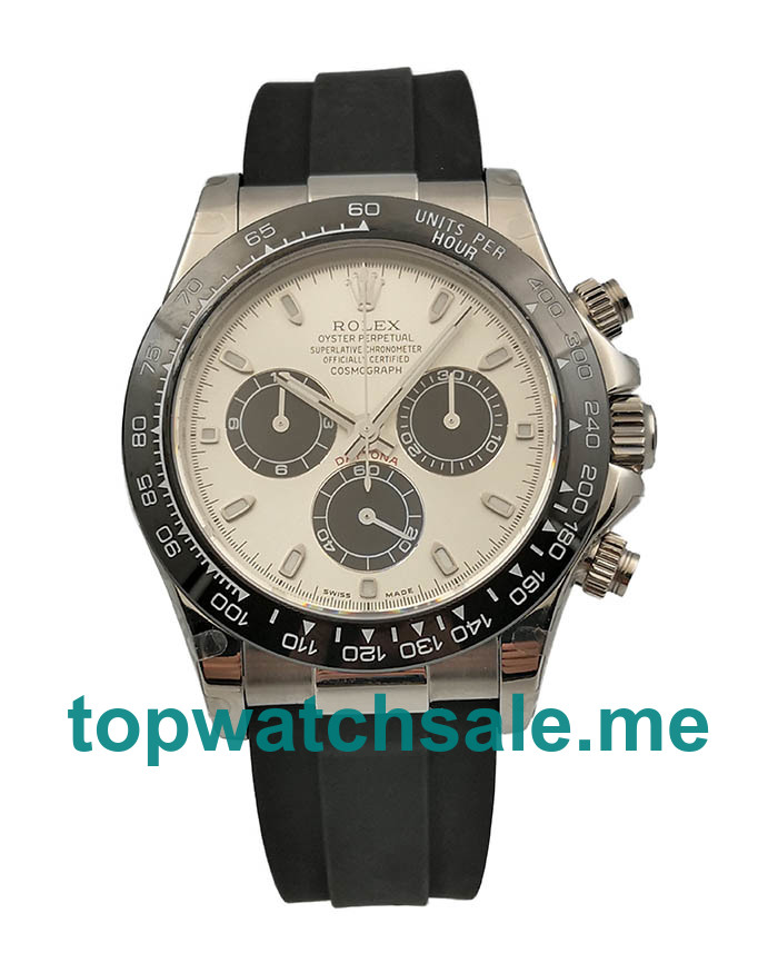 Replica Rolex Cosmograph Daytona 116519LN JH UK - 40MM Steel Male Rolex Cosmograph Daytona Replica Watches - Blingwatches.co.uk