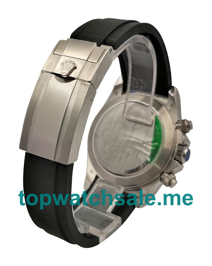 Replica Rolex Cosmograph Daytona 116519LN JH UK - 40MM Steel Male Rolex Cosmograph Daytona Replica Watches - Blingwatches.co.uk