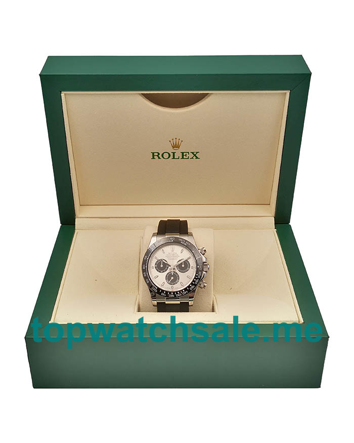 Replica Rolex Cosmograph Daytona 116519LN JH UK - 40MM Steel Male Rolex Cosmograph Daytona Replica Watches - Blingwatches.co.uk