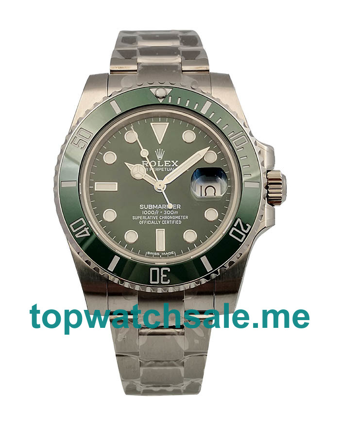 Replica Rolex Submariner Date 116610LV 2018 N V9S UK - 40MM Steel Male Rolex Submariner Date Replica Watches - Blingwatches.co.uk