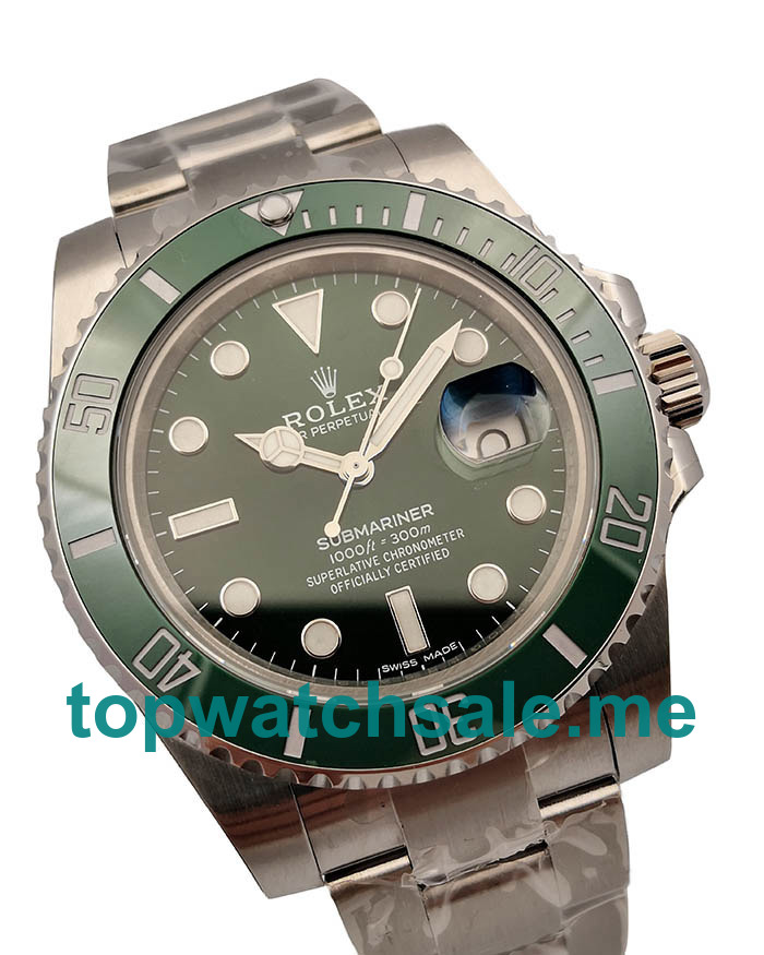 Replica Rolex Submariner Date 116610LV 2018 N V9S UK - 40MM Steel Male Rolex Submariner Date Replica Watches - Blingwatches.co.uk
