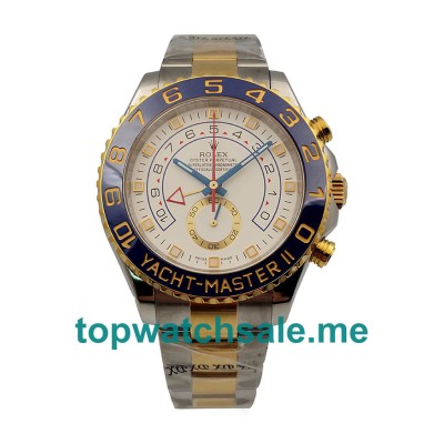 Replica Rolex Yacht-Master II 116681 V5 UK - 44MM Steel & Yellow Gold Male Rolex Yacht-Master II Replica Watches - Blingwatches.co.uk