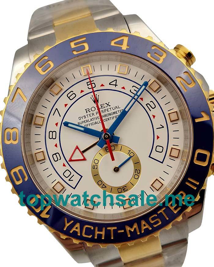 Replica Rolex Yacht-Master II 116681 V5 UK - 44MM Steel & Yellow Gold Male Rolex Yacht-Master II Replica Watches - Blingwatches.co.uk