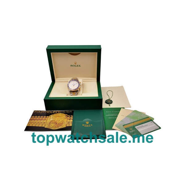 Replica Rolex Yacht-Master II 116681 V5 UK - 44MM Steel & Yellow Gold Male Rolex Yacht-Master II Replica Watches - Blingwatches.co.uk