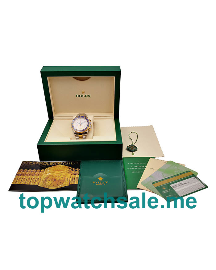 Replica Rolex Yacht-Master II 116681 V5 UK - 44MM Steel & Yellow Gold Male Rolex Yacht-Master II Replica Watches - Blingwatches.co.uk