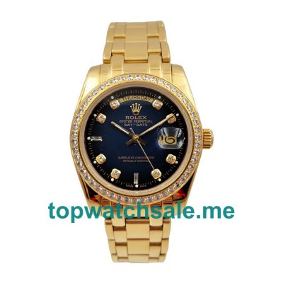 Replica Rolex Day-Date 18038 UK - 36MM Gold Male Rolex Day-Date Replica Watches - Blingwatches.co.uk