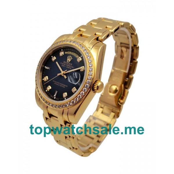 Replica Rolex Day-Date 18038 UK - 36MM Gold Male Rolex Day-Date Replica Watches - Blingwatches.co.uk
