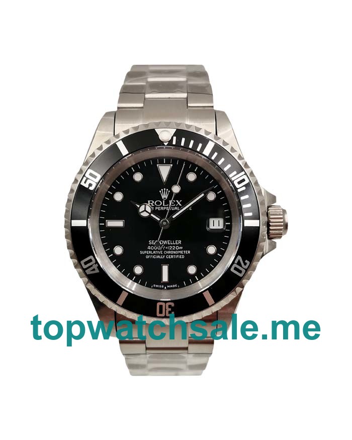 Replica Rolex Sea-Dweller 116600 UK - 40MM Steel Male Rolex Sea-Dweller Replica Watches - Blingwatches.co.uk