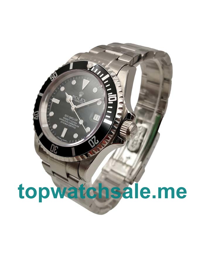 Replica Rolex Sea-Dweller 116600 UK - 40MM Steel Male Rolex Sea-Dweller Replica Watches - Blingwatches.co.uk