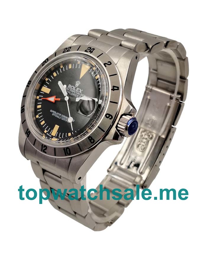Replica Rolex Explorer II 1655 UK - 39MM Steel Male Rolex Explorer II Replica Watches - Blingwatches.co.uk
