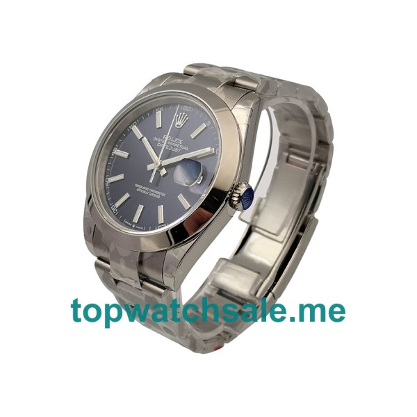 Replica Rolex Datejust 126300 UK - 41MM Steel Male Rolex Datejust Replica Watches - Blingwatches.co.uk