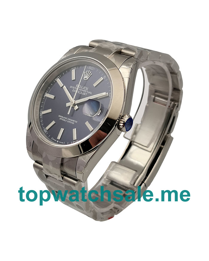 Replica Rolex Datejust 126300 UK - 41MM Steel Male Rolex Datejust Replica Watches - Blingwatches.co.uk