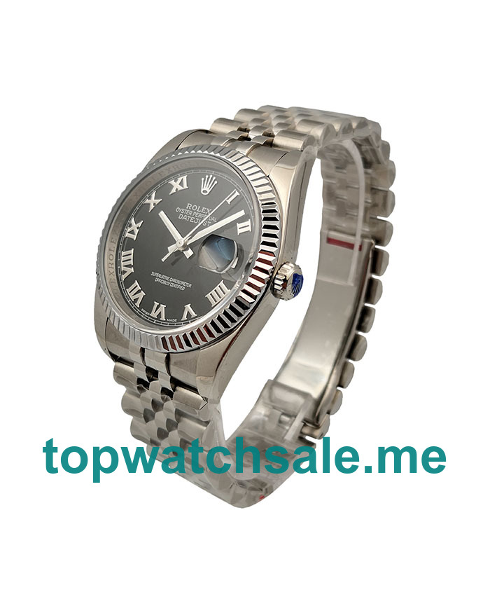 Replica Rolex Datejust 116234 UK - 36MM Steel Male Rolex Datejust Replica Watches - Blingwatches.co.uk