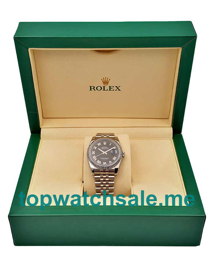 Replica Rolex Datejust 116234 UK - 36MM Steel Male Rolex Datejust Replica Watches - Blingwatches.co.uk