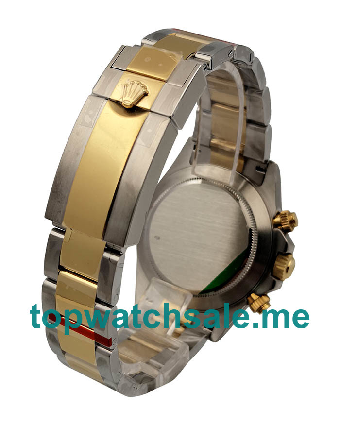 Replica Rolex Daytona 116503 UK - 40MM Steel & Gold Male Rolex Daytona Replica Watches - Blingwatches.co.uk