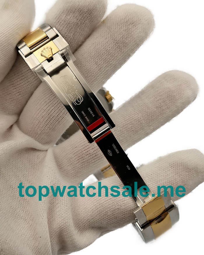 Replica Rolex Daytona 116503 UK - 40MM Steel & Gold Male Rolex Daytona Replica Watches - Blingwatches.co.uk