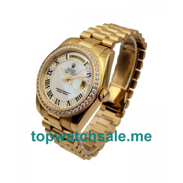 Replica Rolex Day-Date 118388 UK - 36MM Gold Male Rolex Day-Date Replica Watches - Blingwatches.co.uk