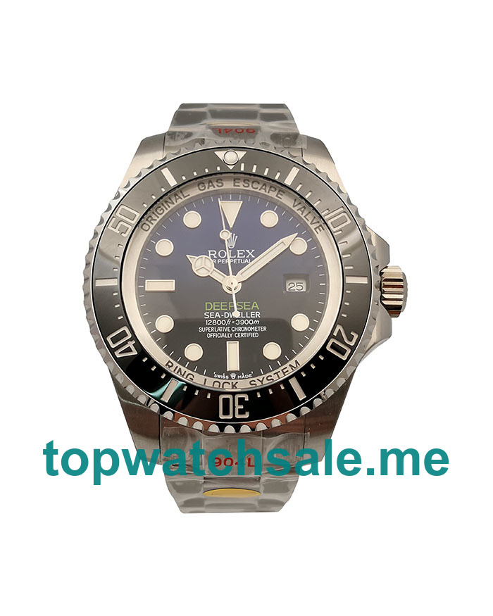 Replica Rolex Sea-Dweller Deepsea 126660 UK - 44MM Steel Male Rolex Sea-Dweller Deepsea Replica Watches - Blingwatches.co.uk
