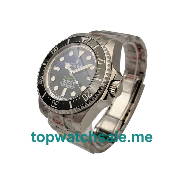 Replica Rolex Sea-Dweller Deepsea 126660 UK - 44MM Steel Male Rolex Sea-Dweller Deepsea Replica Watches - Blingwatches.co.uk