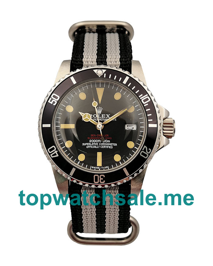 Replica Rolex Sea-Dweller 1665 UK - 40MM Steel Male Rolex Sea-Dweller Replica Watches - Blingwatches.co.uk