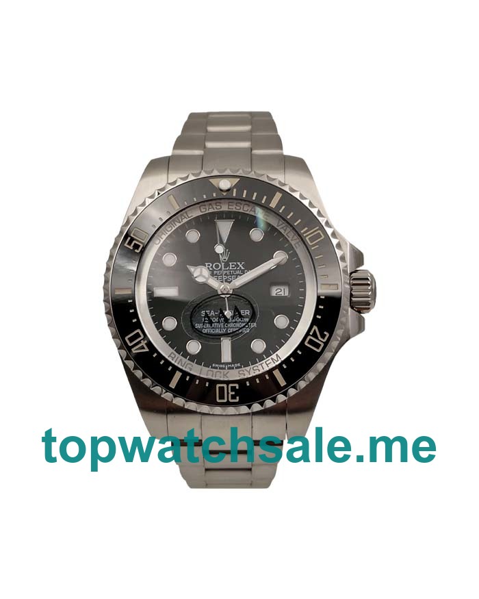 Replica Rolex Sea-Dweller Deepsea 116660 UK - 44MM Steel Male Rolex Sea-Dweller Deepsea Replica Watches - Blingwatches.co.uk