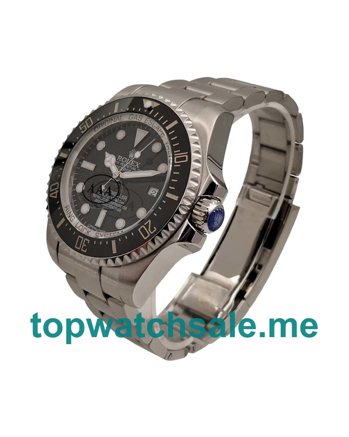 Replica Rolex Sea-Dweller Deepsea 116660 UK - 44MM Steel Male Rolex Sea-Dweller Deepsea Replica Watches - Blingwatches.co.uk