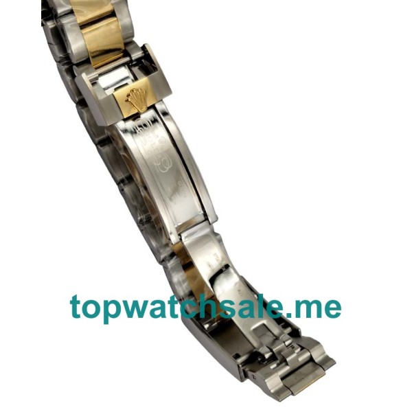 Replica Rolex Daytona 116523 UK - 40MM Steel & Gold Male Rolex Daytona Replica Watches - Blingwatches.co.uk